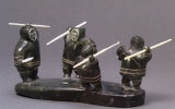 Four Hunters with Spears